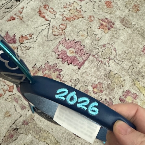 Disney Blue Mickey & Minnie Mouse Heart Ears Headband Sweetheart Night 2026 New - Picture 7 of 7